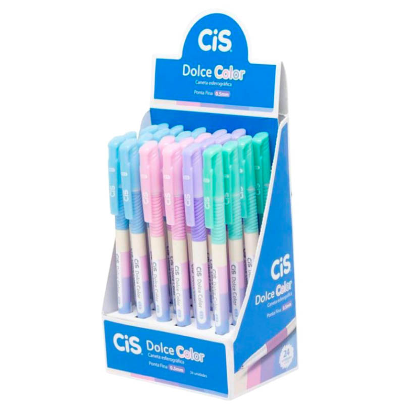 CANETA ESFER DOLCE COLOR CIS 1X24UN