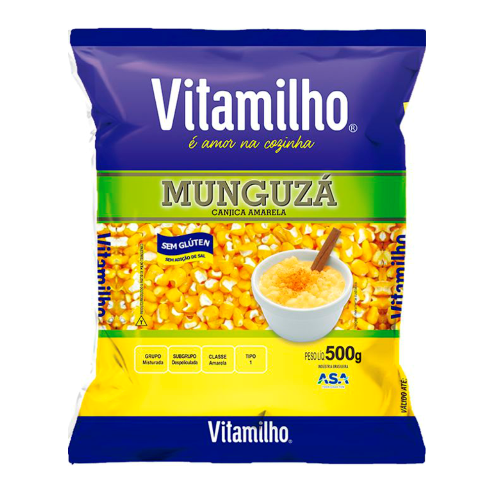 MUNGUZA CANJICA AMARE VITAMILHO  5X500G 