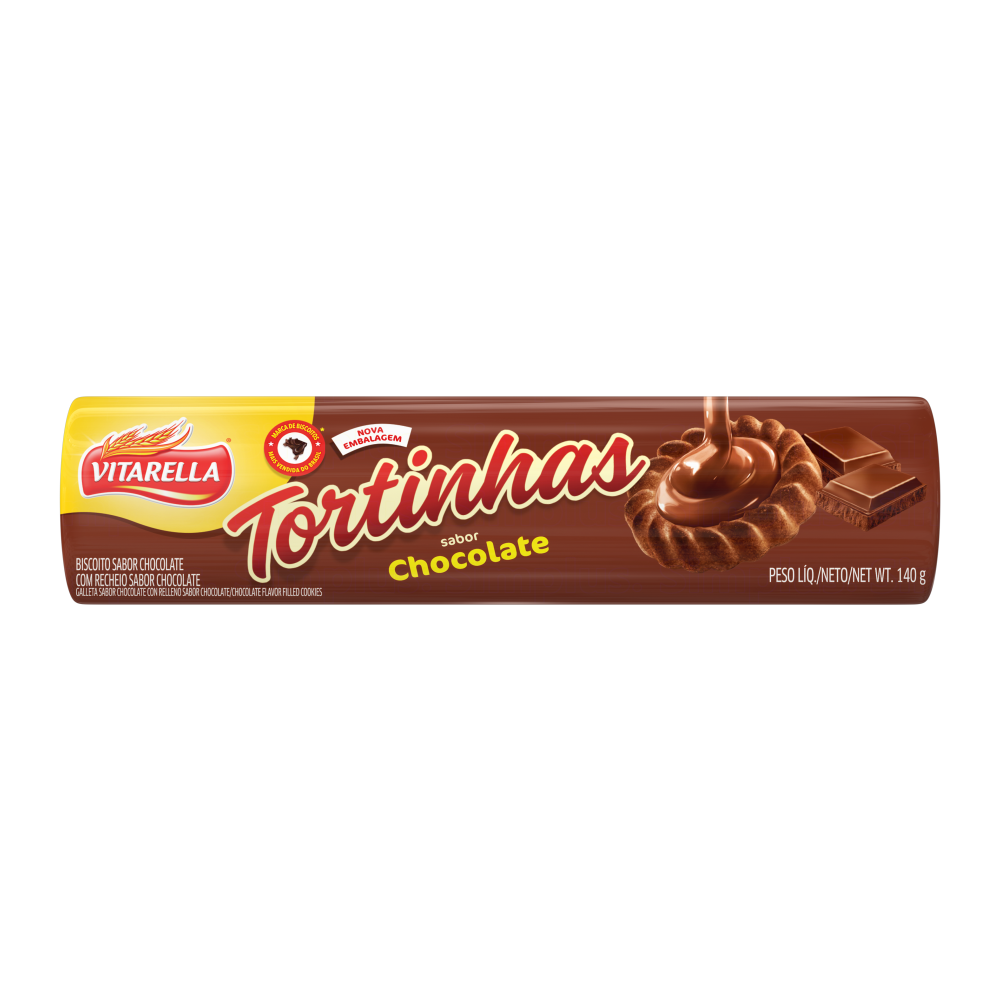 TORTINHA VITARELLA CHOC 10X140G