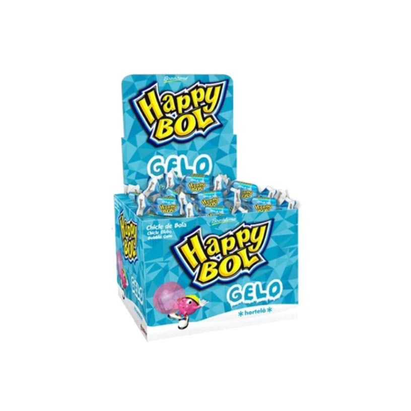 CHICLE HAPPY BOL GELO FLORESTAL 1X140G