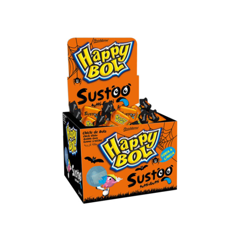 CHICLE HAPPY BOL SUST TF FLORESTA 1X140G