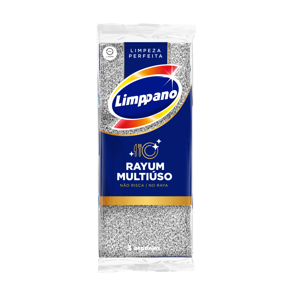 ESPONJA LIMPPANO RAYUM MULTIUSO 1X3UN
