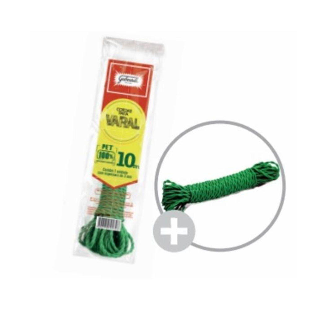 CORDA DE VARAL COL 03MMX10MT GABOA 10UN