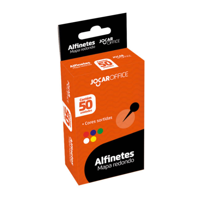 ALFINETE MAPA REDONDO JOCAR 1X50UN