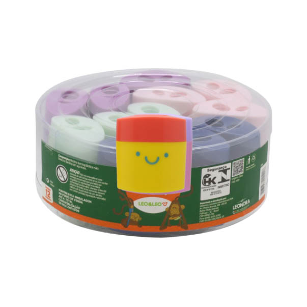 APONTADOR DUPLO STAMP LEO LEO 1X12UN 