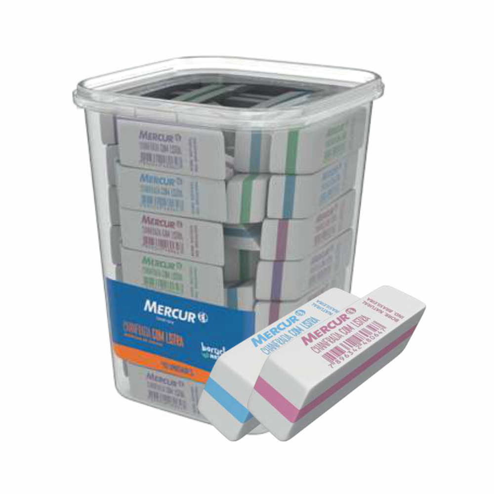 BORRACHA CHANFRADA  C LIST  MERC 1X40UN 