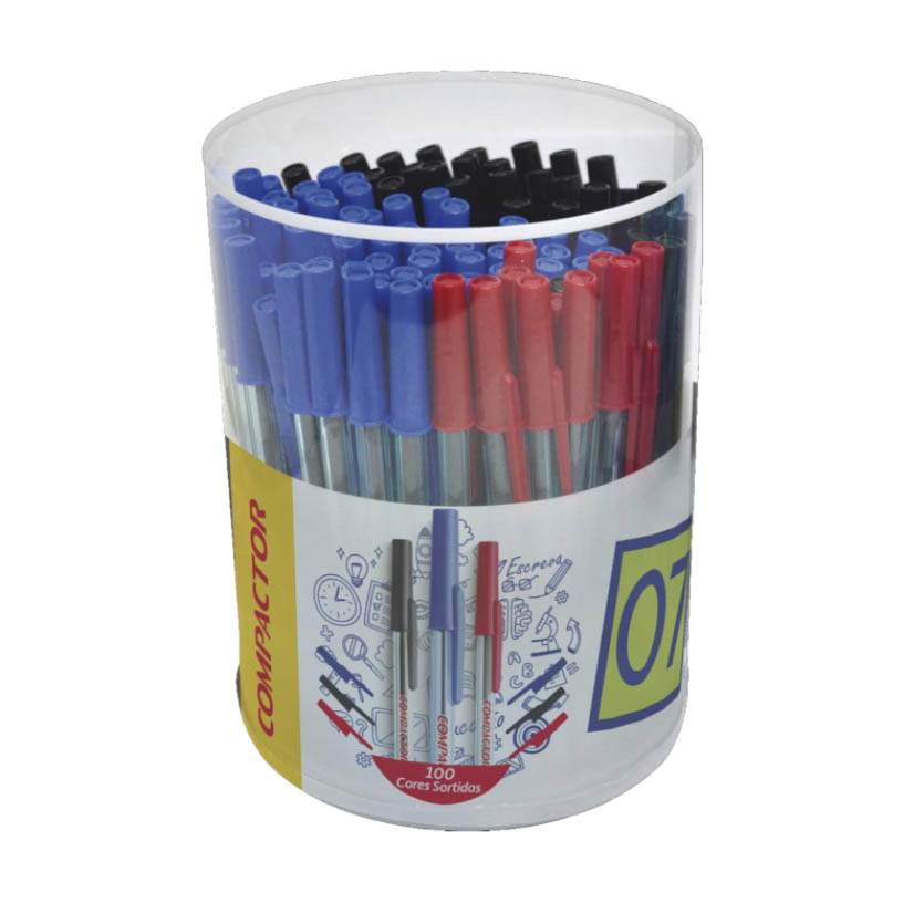 CANETA ESFER  60AZ/30PT/10VM 07 COMP100