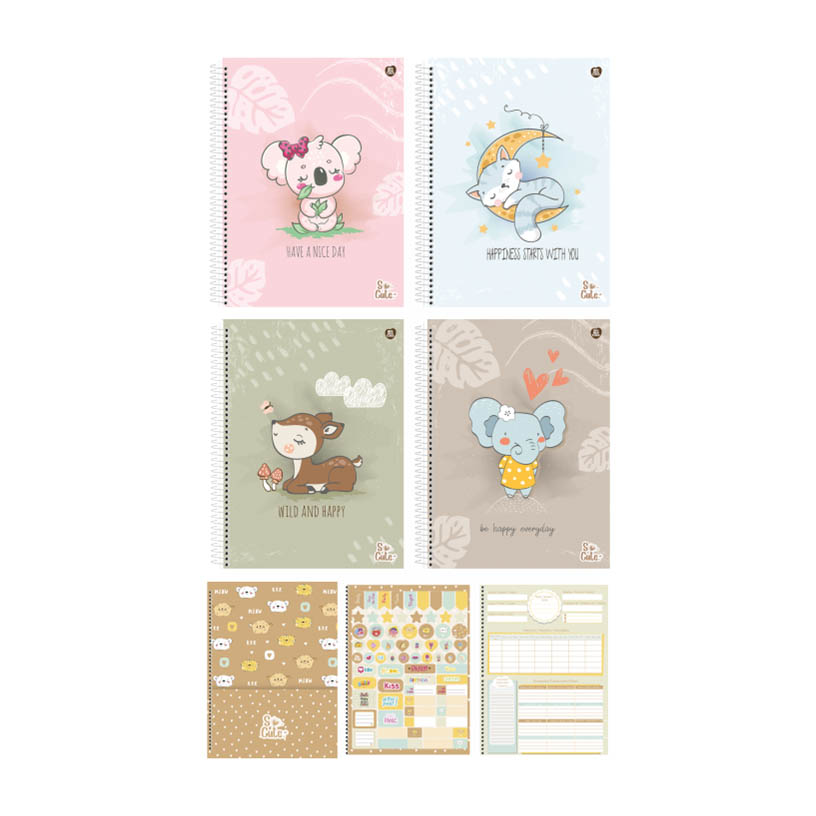 CADERNETA ESP C D SO CUTE SD 10X80F