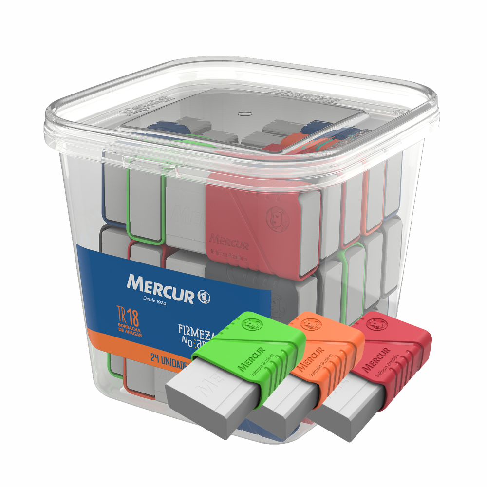 BORRACHA TR 18  POTE MERCUR POTE 1X24UN 