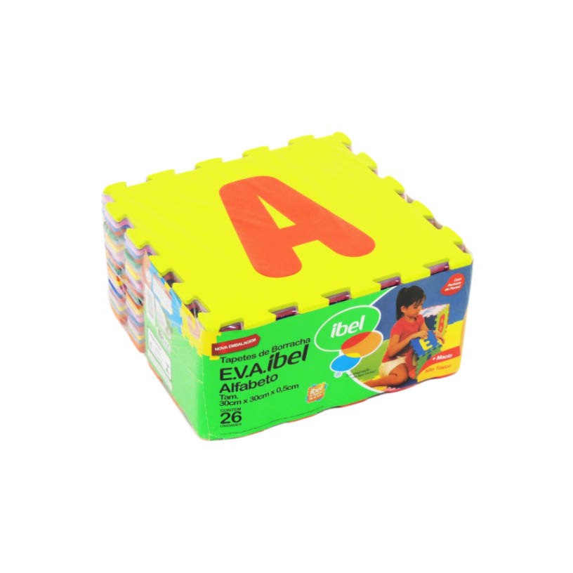TAPETE ALFABETO IBEL 30X30M X 0,5 1X26UN