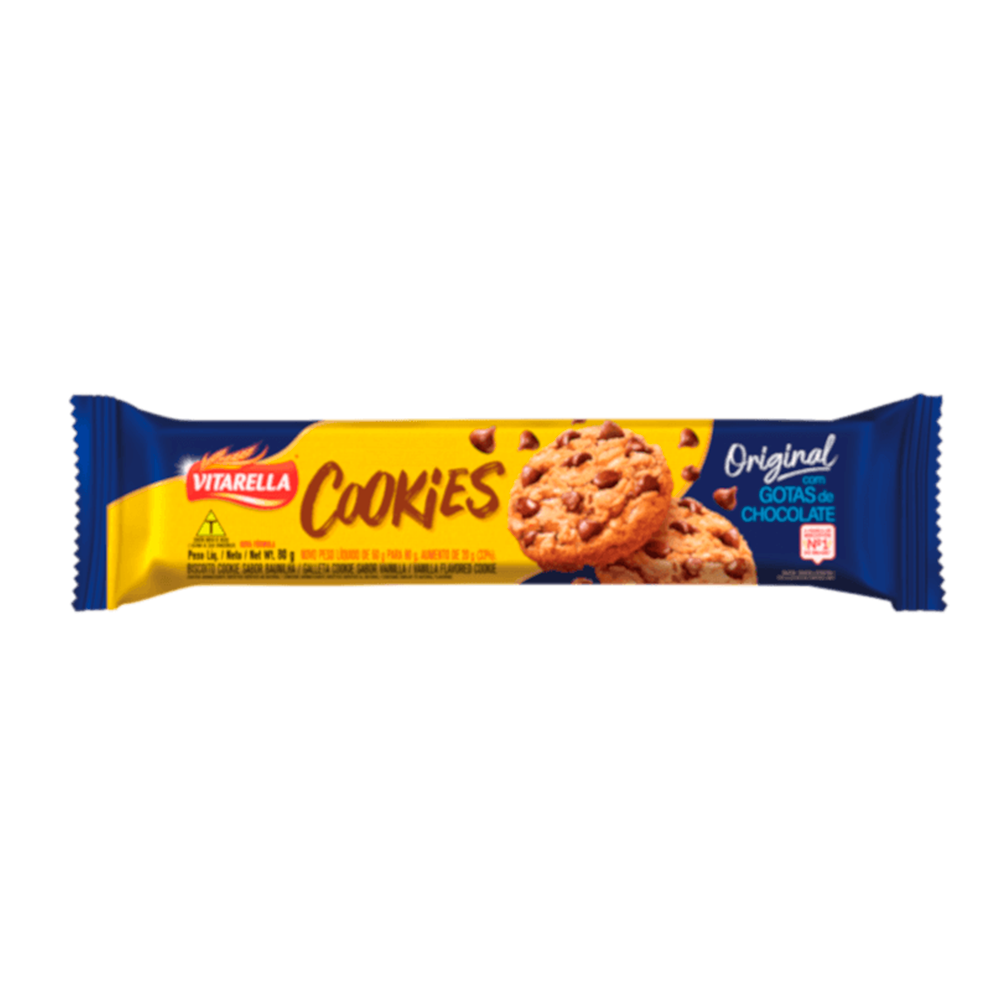 BISC COOKIES VITARELLA BAUN C CHOC 5X80G