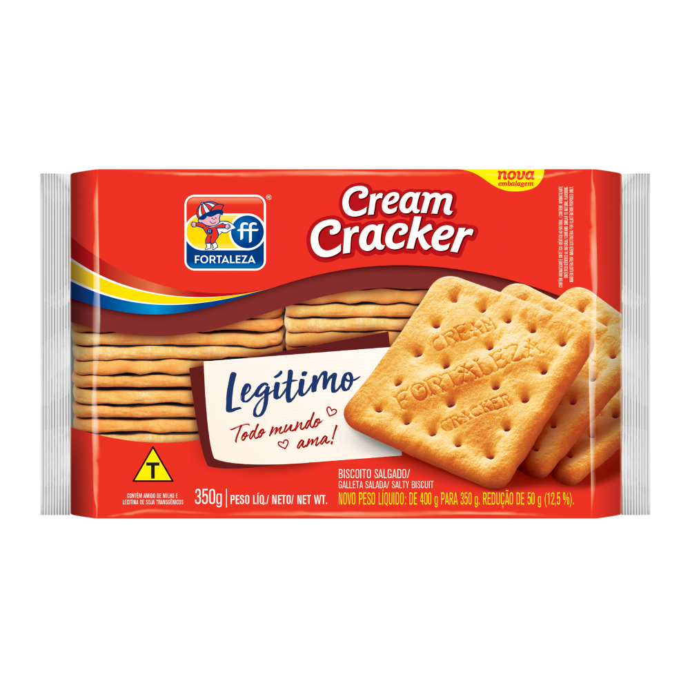 Bisc C BISC C CRACKER FORTALEZA TRAD 24X350G | Distribuidora S Pessoa