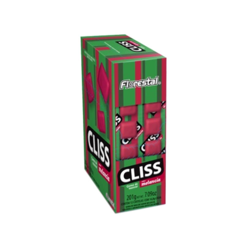 CHICLE CLISS CART MELANCIA FLORE 1X12UN 