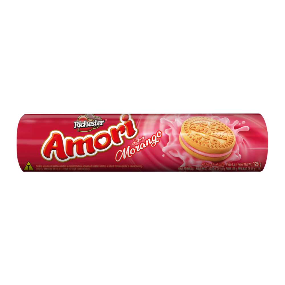 BISC  RECH  R  AMORI  MORANGO 36X125G