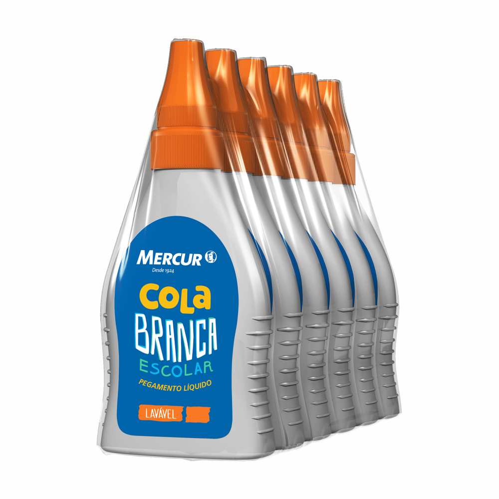 COLA BRANCA 90G MERCUR  6X90G