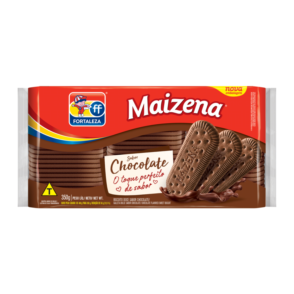 BISC  MAIZENA FORTALEZA CHOC  24X350G