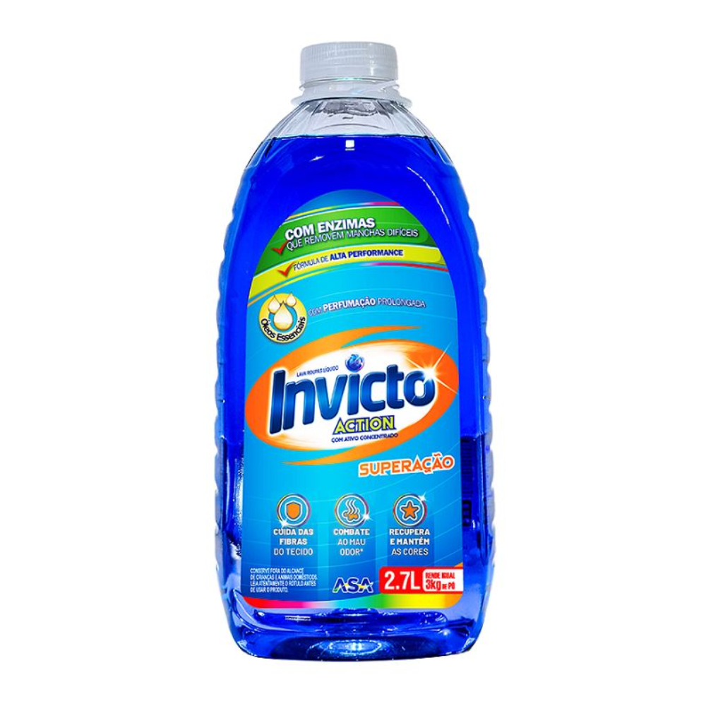 LAVA ROUPA LIQ INVICTO SUPERACAO 4X2,7L
