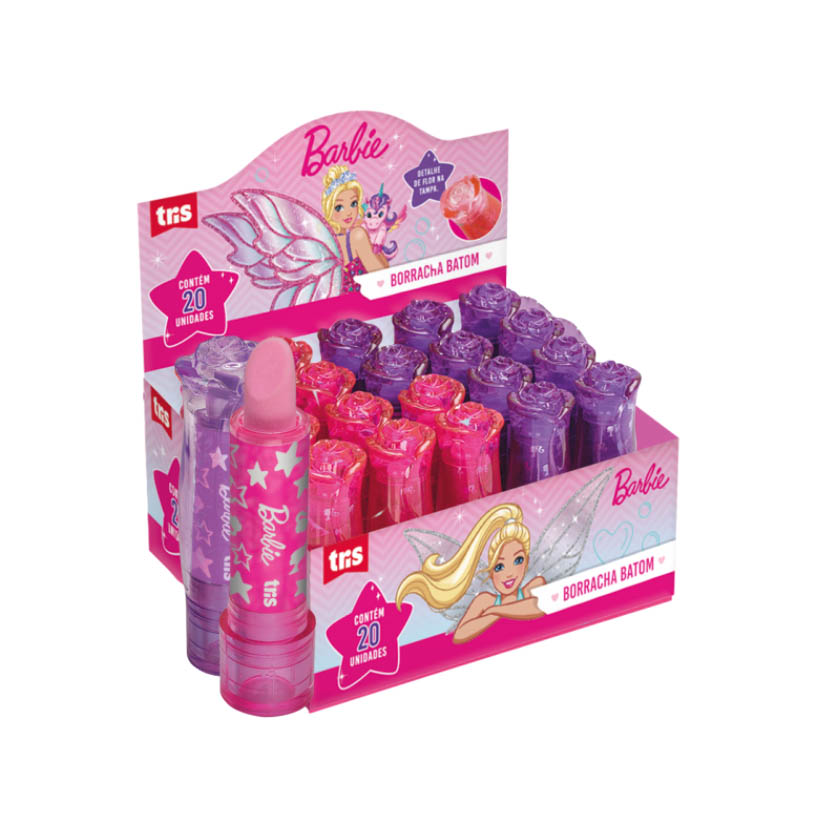 BORRACHA BATOM BARBIE TRIS  1X20UN