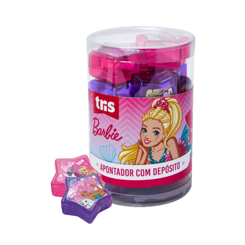 APONTADOR C DEP BARBIE TRIS 1X12UN