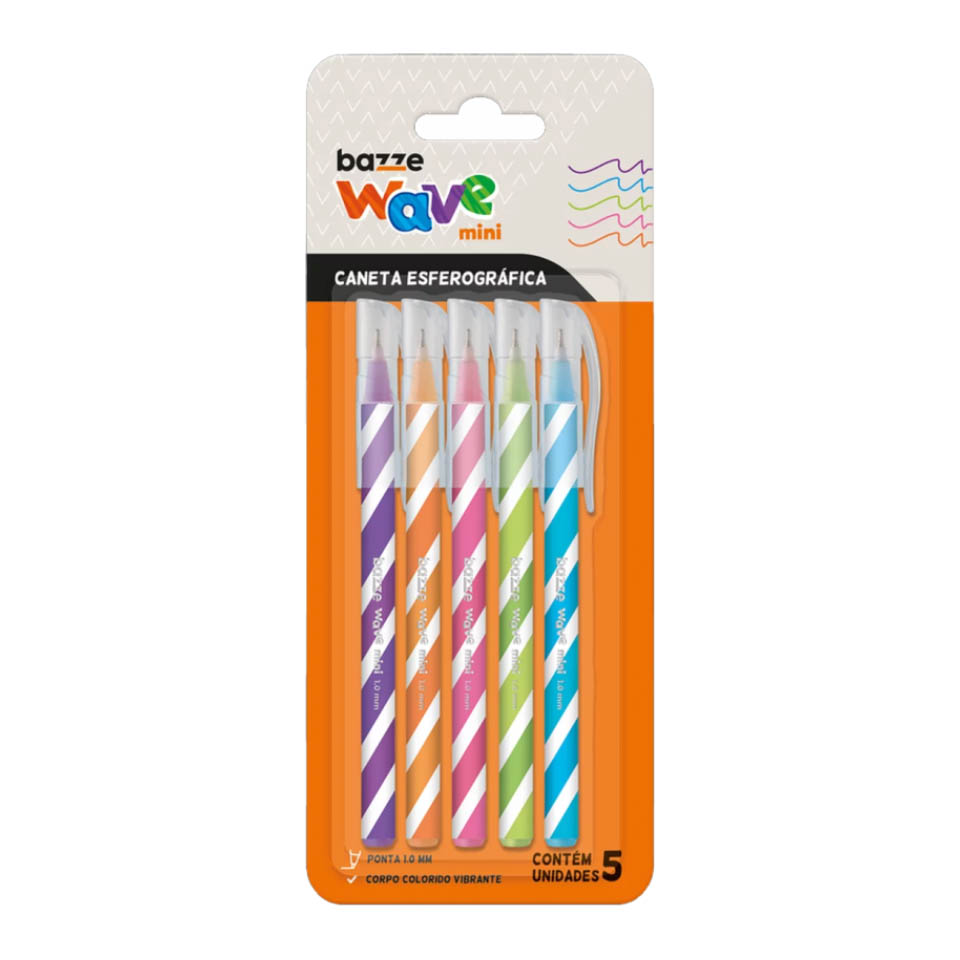 CANETA ESFER  SOR WAVE MINI 1,0 BAZZE 5U