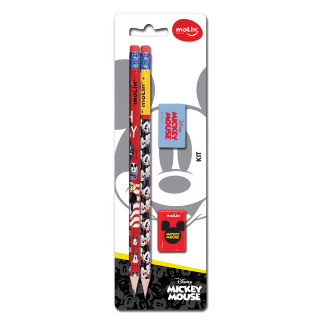 LAPIS PT KIT MICKEY MOUSE MOLIN 1X4UN 