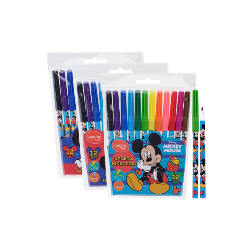 LAPIS HIDROCOR MICKEY MOUSE MOLIN 1X12UN