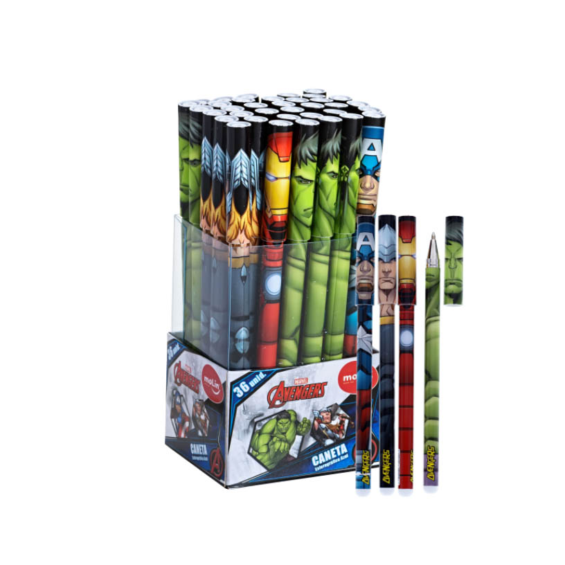 CANETA ESFER AVENGERS MOLIN 1X36UN