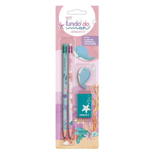LAPIS PT C B KIT FUNDO MAR LEO LEO 1X4UN
