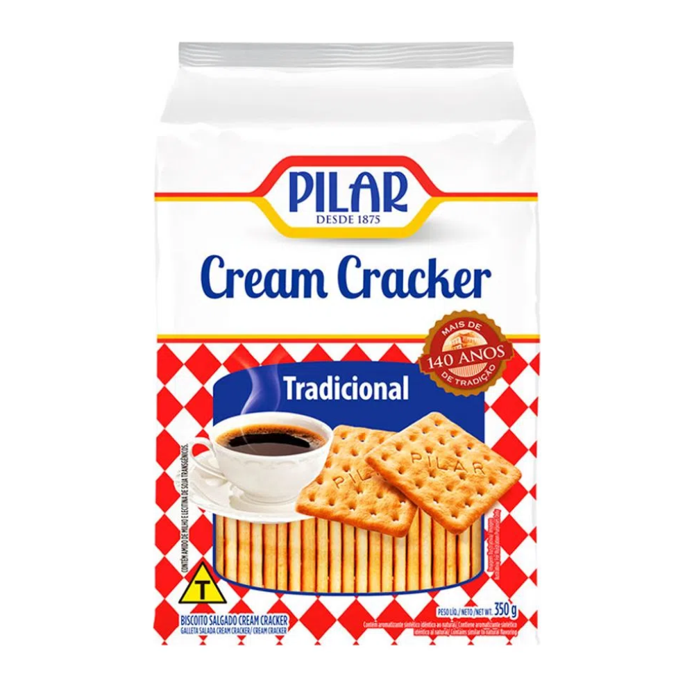 Bisc C BISC C CRACKER PILAR TRAD 24X350G | Distribuidora S Pessoa