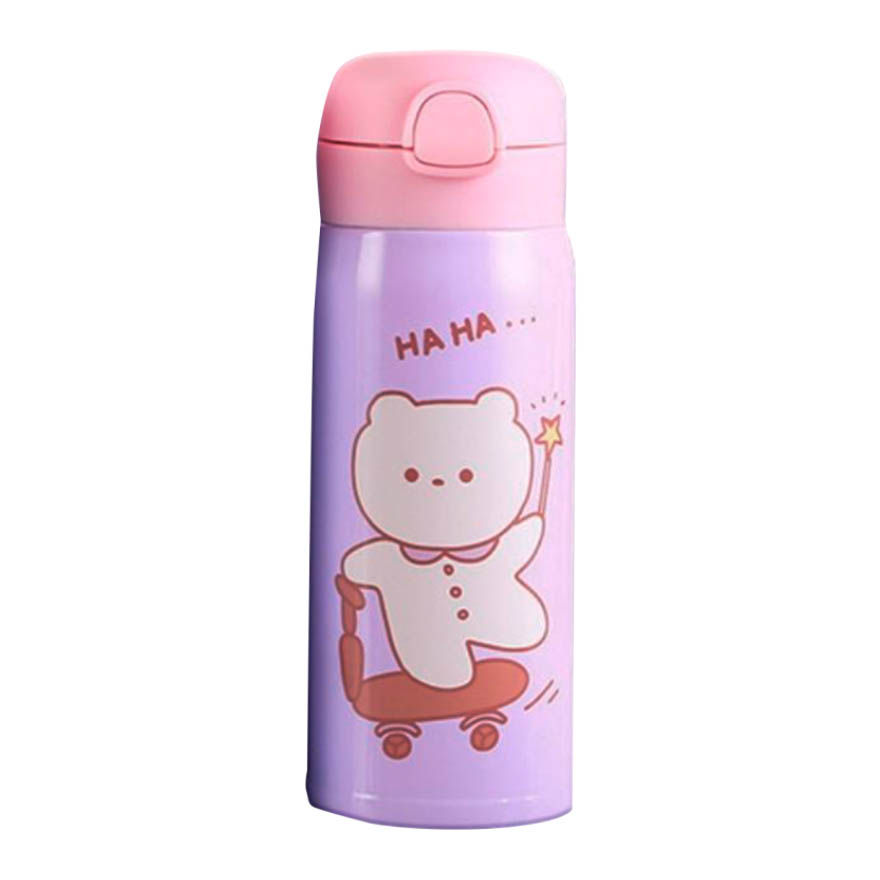 GARRAFA TERMICA INF LILAS 500ML (1X1U)