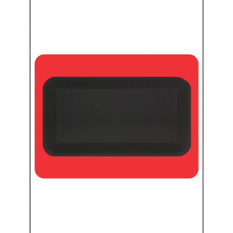 SOBRETAMPA RASA D20 PRETO ULTRA 1X100UN