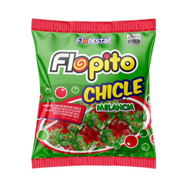 PIRUL  FLOPITO CHICLE MELANC FLORE 500G
