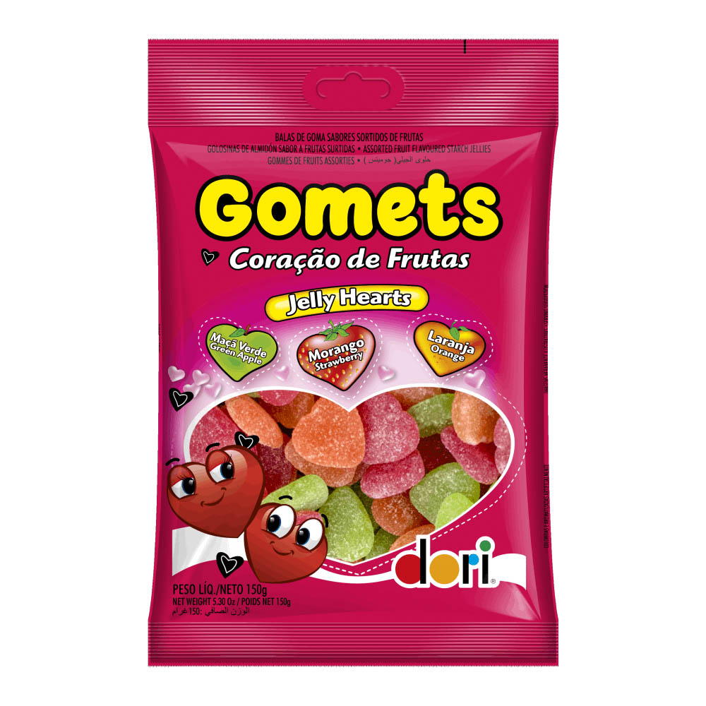 GOMETS GOMA CORACAO DORI 150G