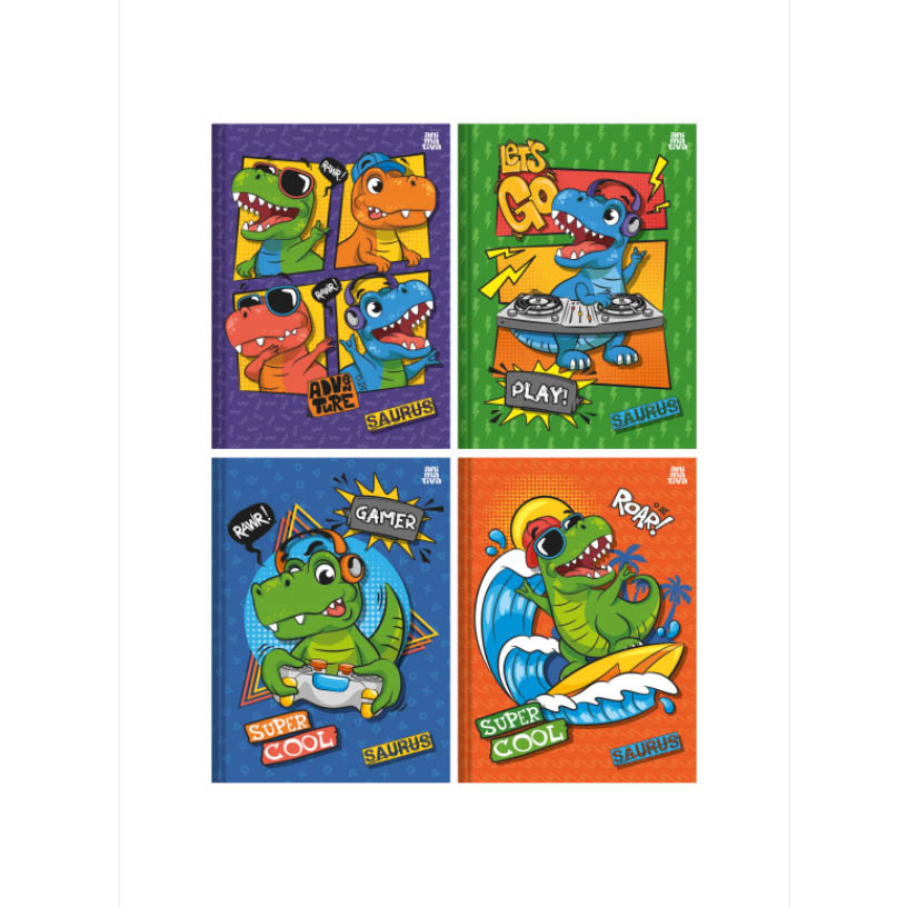 AGENDA SAURUS  PERMANENTE SD (1X10UN)