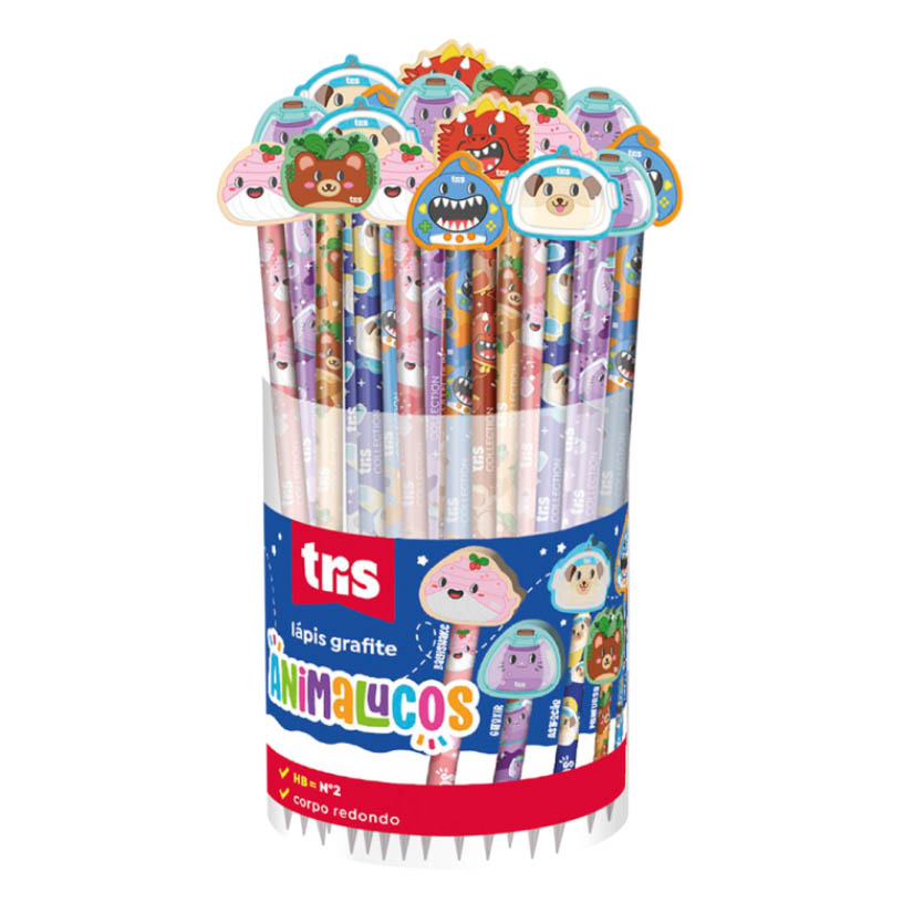 LAPIS PT C PONT BOR ANIMALUCOS TRIS 24UN