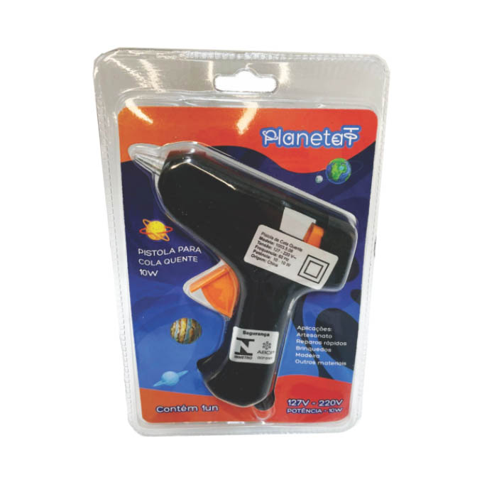 PISTOLA P COLA QUENTE 10W PQ PT PLANET1U