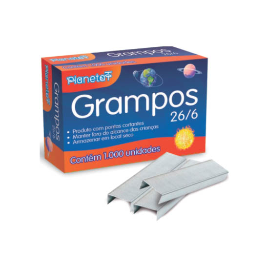 GRAMPO 26 6 PRATA PLANETA 10X1000UN