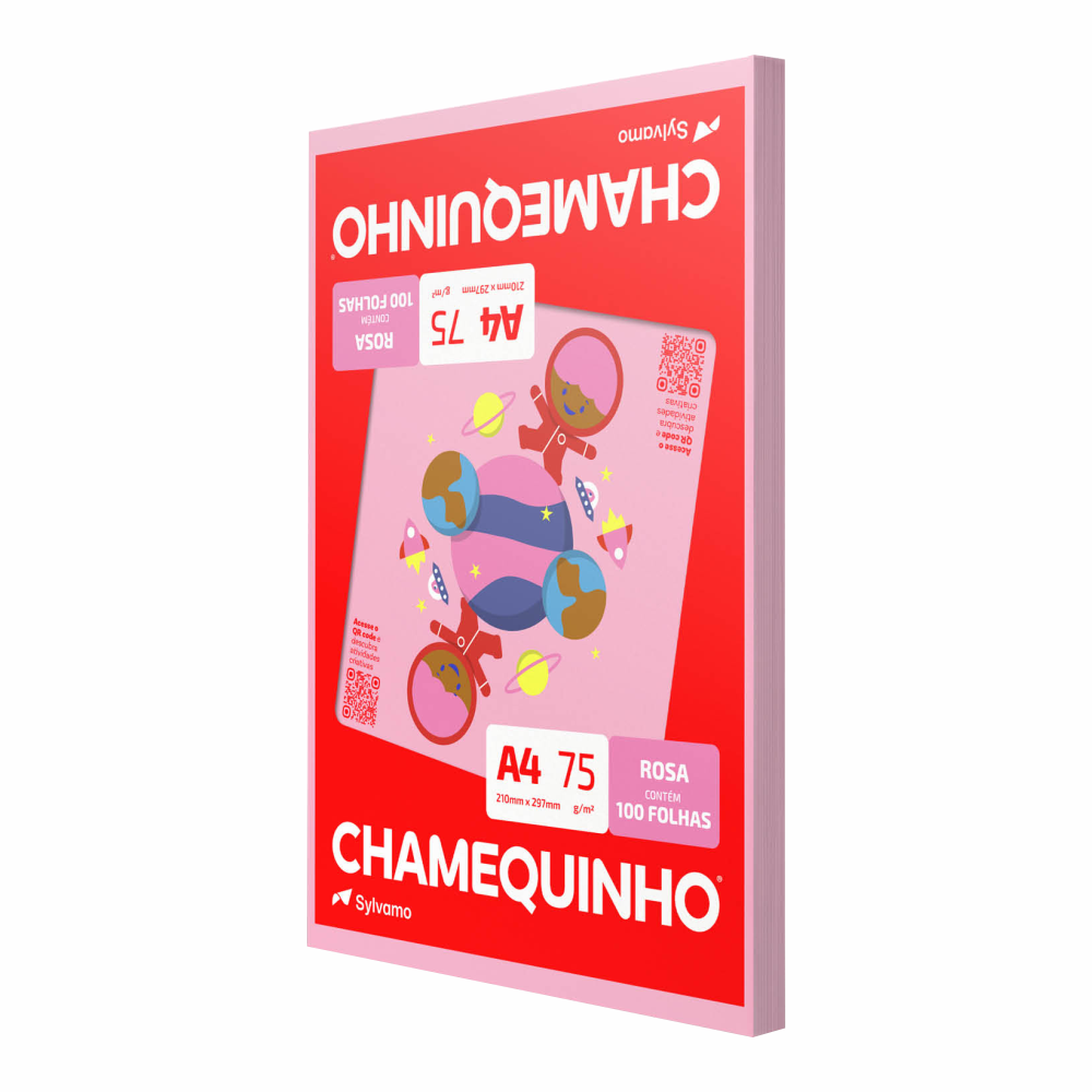 PAPEL OFICIO A4 CHAMEQUINHO RS 1X100FLS