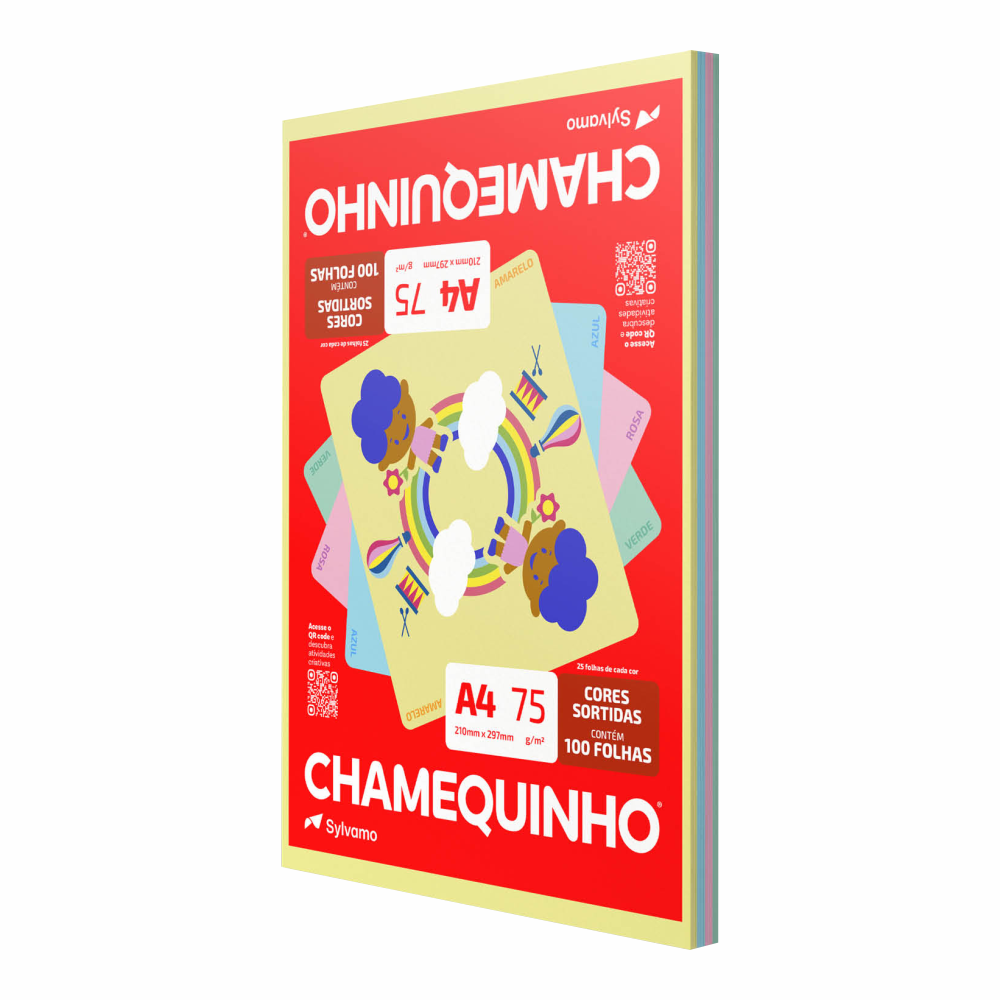 PAPEL OFICIO A4 CHAMEQUINHO  SORT1X100FL