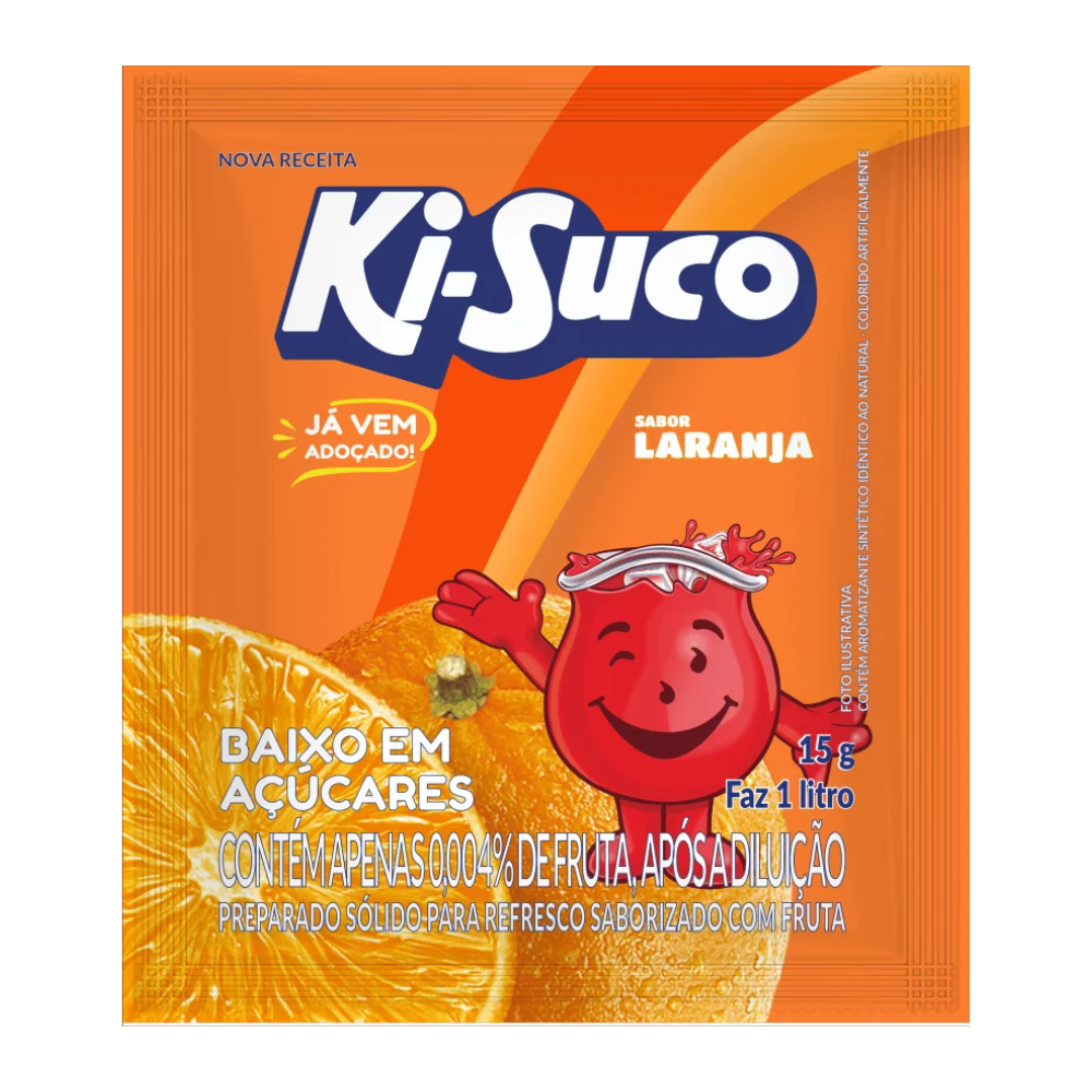REFRESCO PO KI-SUCO LARANJA 15X15G