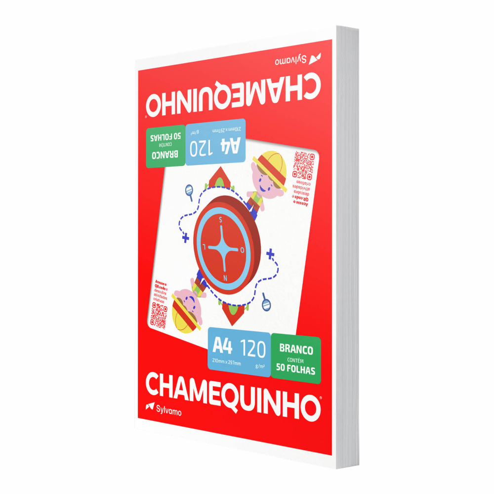 PAPEL OFICIO A4 BR CHAMEQ 120GR(1X50FLS