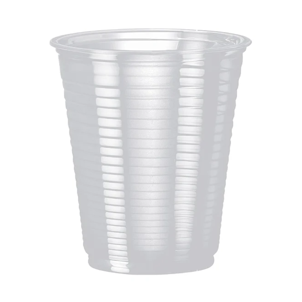 COPO DESC ESTRIADO TRANSP PP 150ML (100U