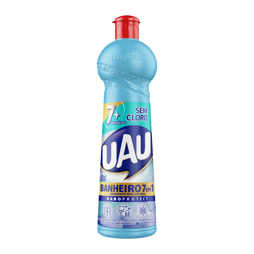 DESINF UAU BANHEIRO 7 EM 1 SQZ 1X500ML
