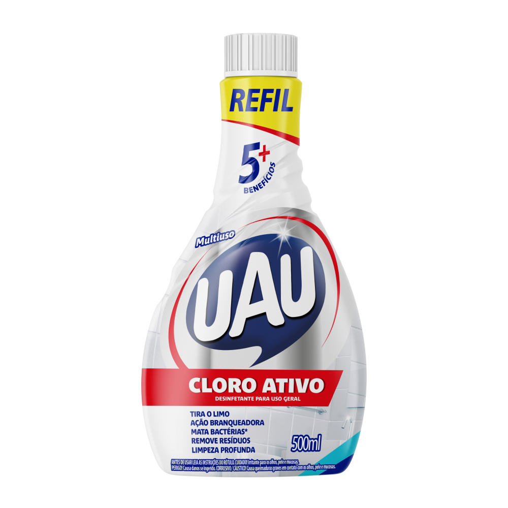 MULTIUSO UAU CLORO ATIVO LAV 1X500ML