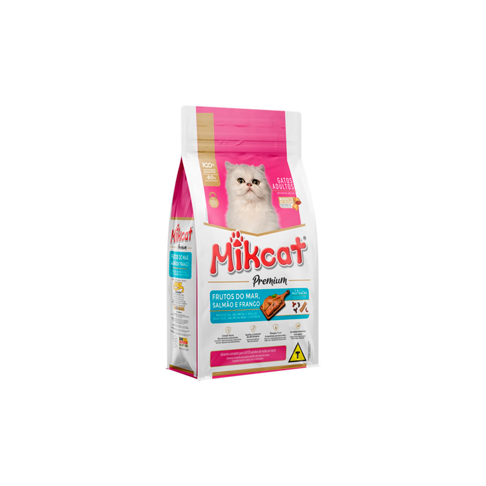 RACAO MIKCAT NUGG FRUTOS DO MAR 30 1X20K