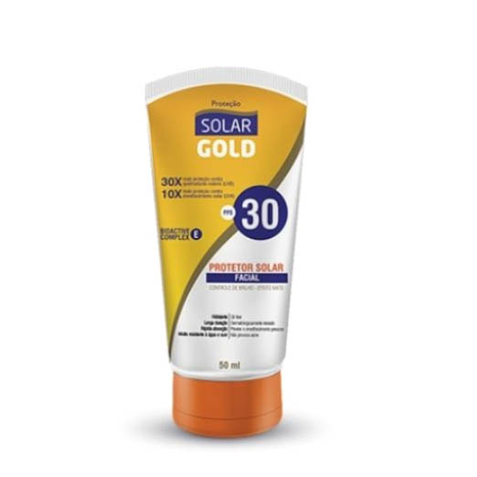 PROTETOR SOLAR FPS 30 FAC SOLAR GOLD50ML