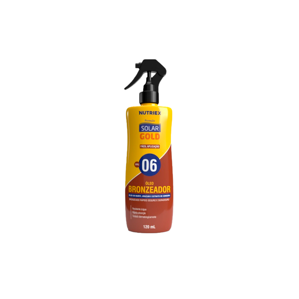 OLEO BRONZEADOR FPS 06 SOLAR GOLD 120ML