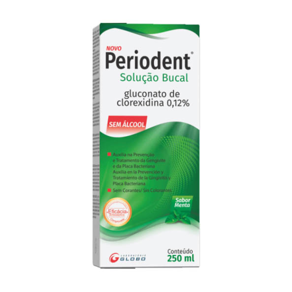 PERIODENT SOLUCAO BUCAL 250ML S ALCOOL
