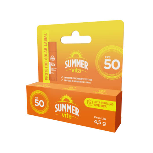 PROTETOR LABIAL FPS 50 SUMMER VITA 4,5G