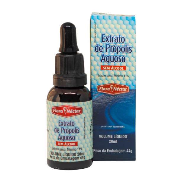 EXTRATO DE PROPOLIS AQUOSO S ALCOOL 20ML